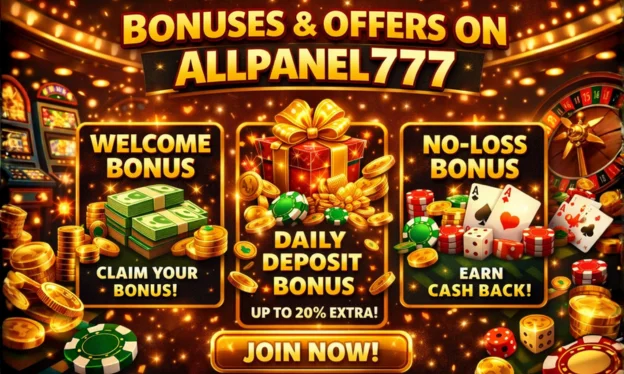 Bonuses and Offers on Allpanel777